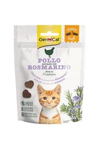 Gimcat Crunchy Snacks Chicken Ve Rosmery Tahılsız Kedi Ödülü 50 Gr