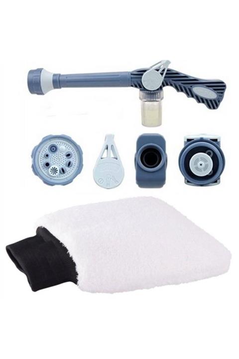 ModaCar Şampuan Hazneli Oto Yıkama Tabancası Yıkama Eldiveni Hediyeli 428127