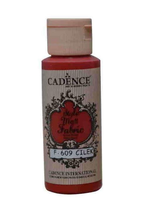 Cadence Style Matt Fabric Kumaş Boyası F-609 Çilek