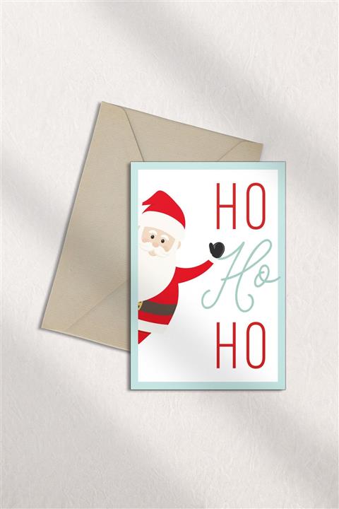 Klara Aksesuar Noel Baba Kartpostal & Zarf Seti