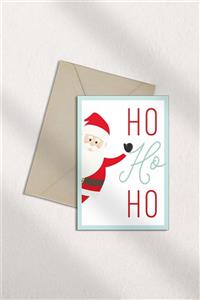 Klara Aksesuar Noel Baba Kartpostal & Zarf Seti