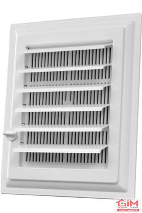 GİM -bulmax Plastik Menfez Banyo Wc Havalandırma Menfezi Panjur Kapağı 35x35