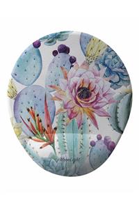 Flipped Grace Flower Bilek Destekli Tasarım Mouse Pad