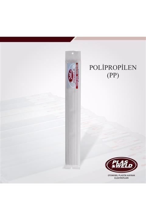 Plas Weld Pp Beyaz Geniş Plastik Kaynak Elektrot