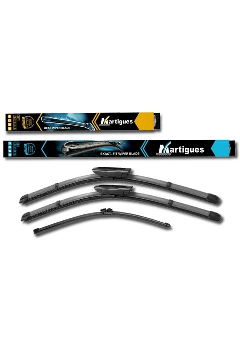 MARTIGUES Renault Megane 3 Ön Arka Muz Silecek Takımı 2009-2015