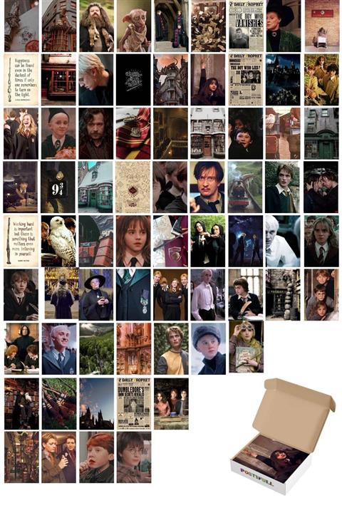 Postifull Harry Potter Duvar Posteri Kolaj Set - 70 Adet - Film Sahneleri - Harry Potter Poster Seti