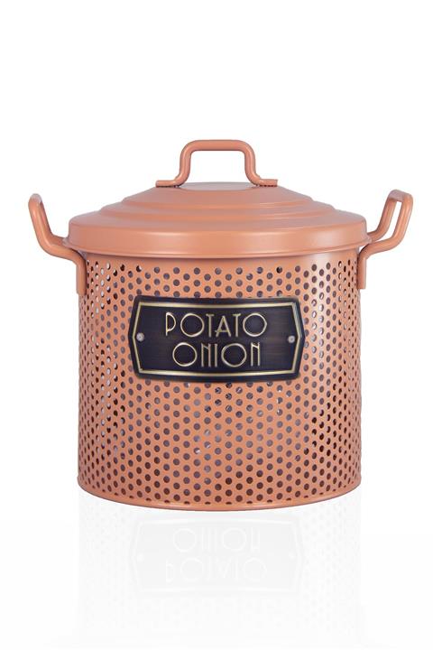 The Mia Patates Soğan Saklama Kabı Somon Sml0011