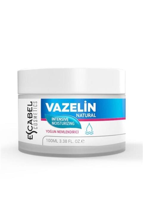 Escabel Vücut Kremleri - Vazelin Natural Çatlak Karşıtı Cilt Parlaklığı Kokusuz Nemlendirici Vazelin 100ml