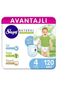 Sleepy Natural Avantajlı Külot Bez 4 Numara Maxi 120 Adet