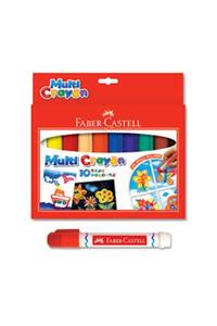 Faber Castell Multi Crayon 10 Renk Çevirmeli Jel Mum Boya