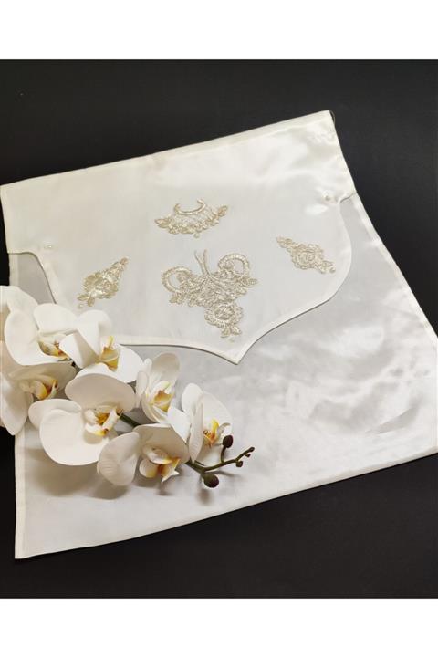 Çt Çeyizci Tekstil Zarf Bohça Gold Desen