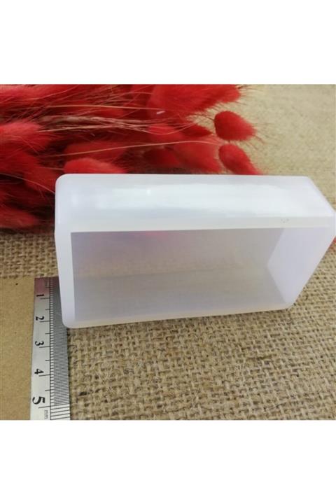 Hobizubi Dikdörtgen Reçine Epoksi Kalıp 8 Cm - 58