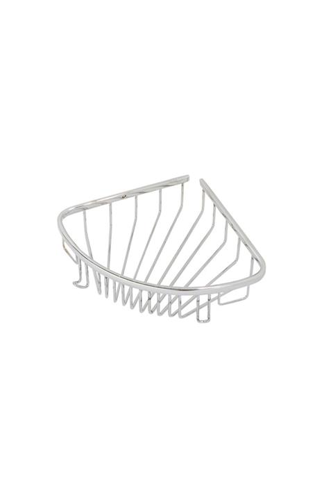 mabello Tekli Oval Banyo Köşe Rafı Lif Asma Askısı 18x18 Pirinç -