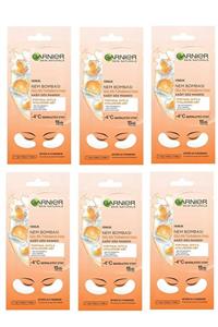 Garnier Göz Altı Torbalarına Karşı Kağıt Göz Maskesi Portakal Suyu 6 Lı Set 3600542154802