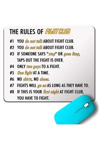 Kendim Seçtim The Rules Of Fıght Club Dövüş Kulübü Kuralları Mouse Pad