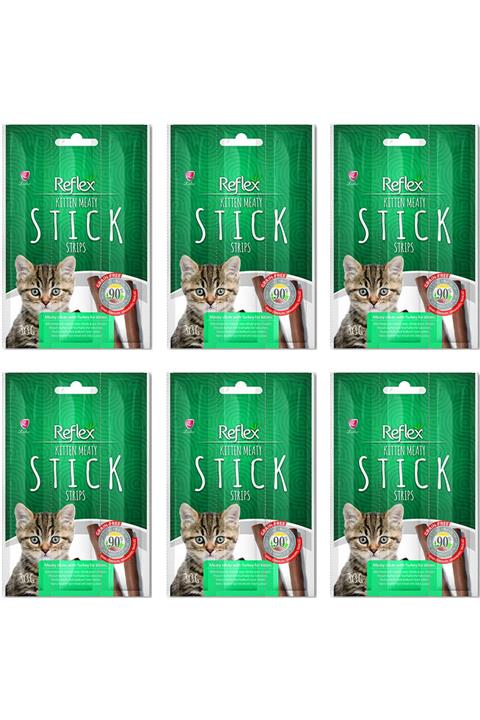 Reflex Stick Hindili Yavru Kedi Ödül Çubukları 15 gr 6'lı Set