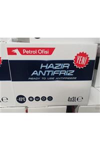 Petrol Ofisi Rtu Hazır Antifriz -40°c - 3 lt X 4 adet