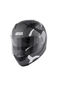 Givi Gıvı 50.5 Trıdıon Vortıx Beyaz-Tıtanıum Kask