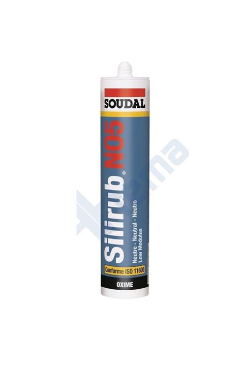 Soudal Sılırub No5-he Notr Dış Cephe Silikon Kartuş 300ml - Antrasit Gri
