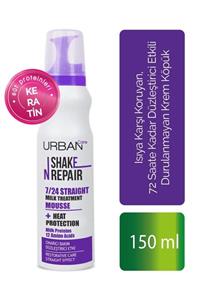 Urban Care Urban Shake N Repair 7/24 Straight Milk Treatment Mousse 7/24 Düzleştirici Etkili Bakım Köpüğü 150ml