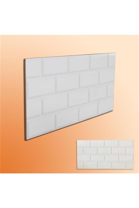 evdeniste Mutfak Tezgah Arası Seramik Dekor 'pandora Beyaz'