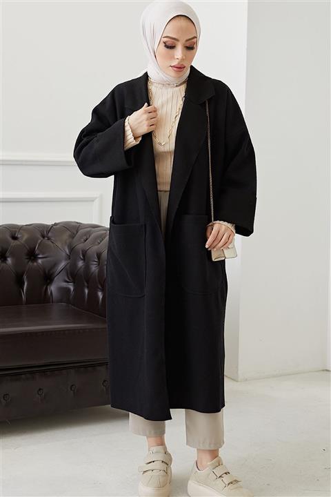 ANONCE STUDIO Kaşe Kaban Uzun Palto