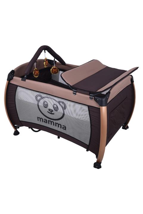 Mamma Gold Alüminyum Park Yatak Beşik