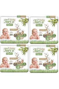 Baby Turco Doğadan 2 Numara Mini Bebek Bezi 42x4 168 Adet