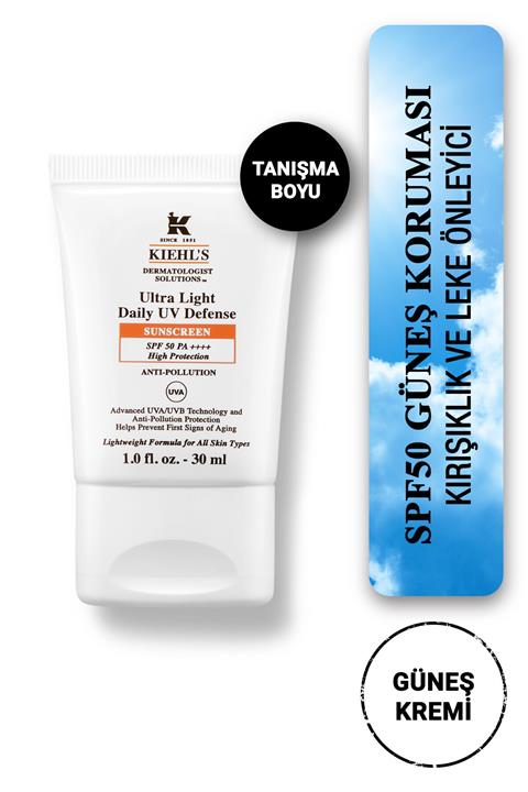 Kiehl's Ultra Light Günlük Uv Koruyucu Güneş Kremi - Spf50 30 ml