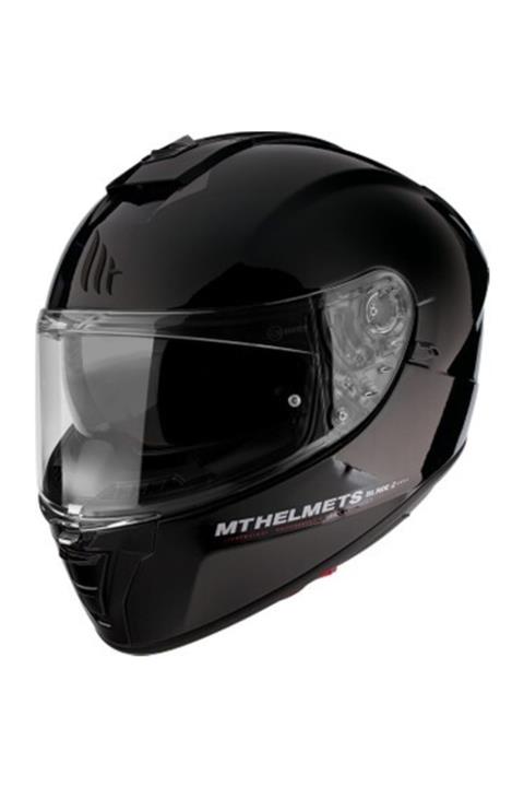 MT Kask Blade 2 Sv Solid A1 Black Güneş Vizörlü Şef
