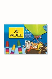 Adel Pastel Boya Karton Kutu Köşeli 8 Renk