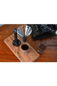 evimobidesign Manuel Filtre Kahve Demleme Seti & V60 Kahve Demleme & Doğal Masif Ahşap & Dripper & Dripper Standı