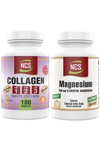 NCS 180 Tablet Collagen Tip 1-2-3 Glutatyon Magnesium 180 Tablet