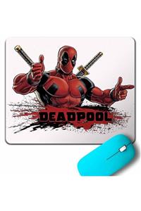 Kendim Seçtim Deadpool 1 2 3 Logo Mouse Pad