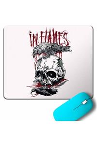 Kendim Seçtim In Flames All For Me Logo Skull Mouse Pad