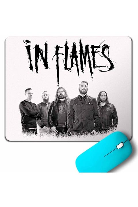 Kendim Seçtim In Flames All For Me Logo Mouse Pad