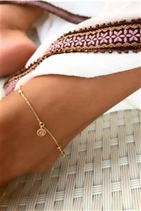 Goldium Jewellery Altın Dorika Toplu Spiral Halhal Bileklik
