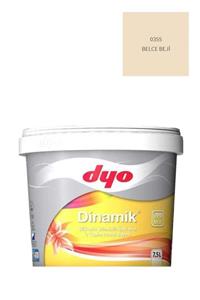 Dyo Dinamik Silikonlu Silinebilir Ipek Mat Iç Cephe Duvar Boyası 0355 Belce Beji 7,5 Lt