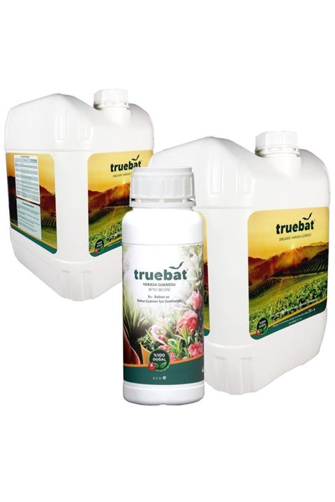 TrueBat 3'lü Avantaj Paketi 2 Adet Organik Verim Arttırıcı Sıvı Yarasa Gübresi 20 Lt + 0,5 Lt