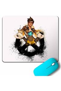 Kendim Seçtim Overwatch Tracer Heroes Steam Logo Mouse Pad