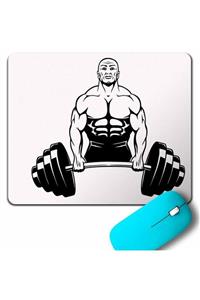 Kendim Seçtim Gym Fıtness Halter Sporcu Vücut Bodybuldıng Mouse Pad