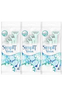 Venüs Simply Venus 2 Kullan At Tıraş Bıçağı 4'lü X 3 Paket