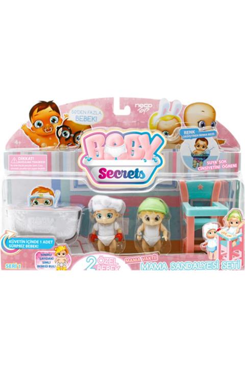 Baby Secrets Sürpriz Figür Ve Mama Sandalyesi Seti