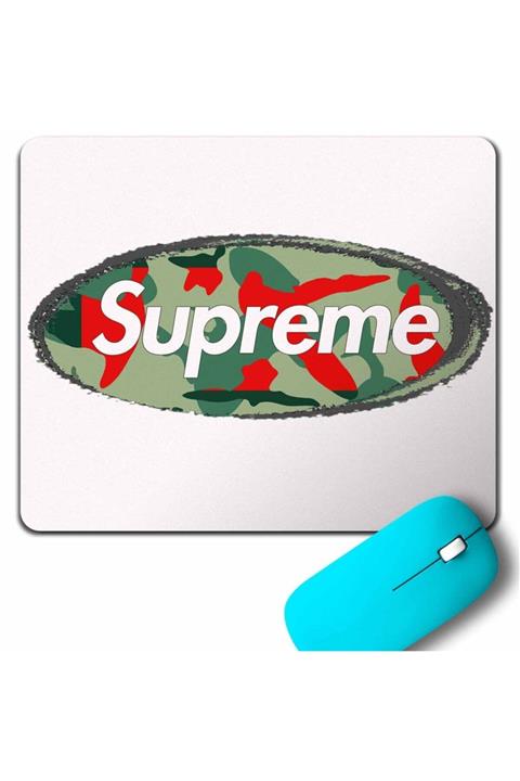 Kendim Seçtim Supreme Red Box Logo Mouse Pad