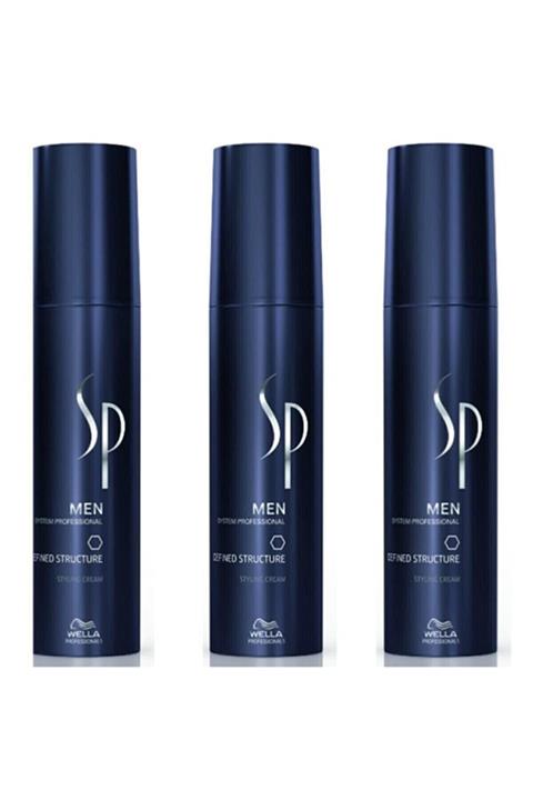 Wella 3x Sp Men Defined Structure Şekillendirici Krem Jöle 100 ml