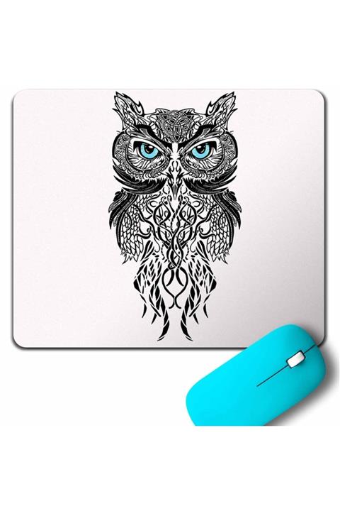 Kendim Seçtim Owl Baykuş Desıgn Desen Tasarım Yavru Minik Kuş Mouse Pad