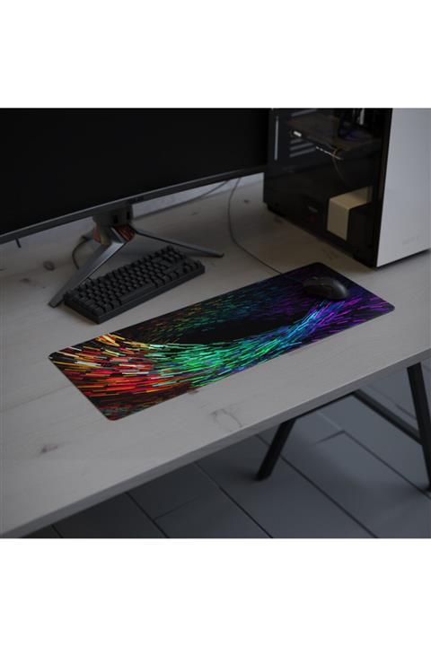 Gamemar 80*30cmdesenli Dikişli Yıkanabilir Gaming Oyuncu Mousepad Raz 80*30cm