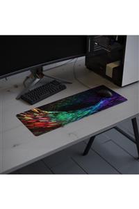 Gamemar 80*30cmdesenli Dikişli Yıkanabilir Gaming Oyuncu Mousepad Raz 80*30cm