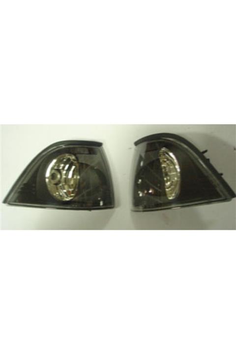 TYC 1991-1998 Bmw 3 Serisi Coupe Uyumlu Modifiye Ön Sinyal Siyah Sağ-sol Set 2 Parça () (adet)