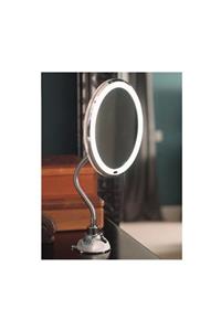Luxo Led Işıklı Makyaj Aynası Esnek 10x Büyüteçli